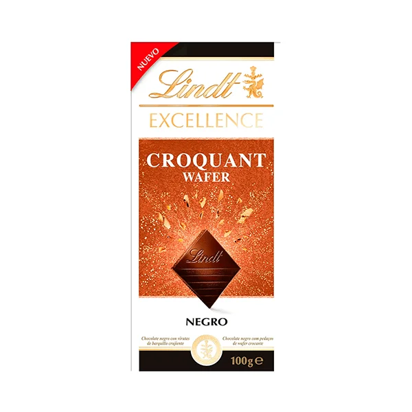Tabletas de chocolate Lindt Croquant Wafer