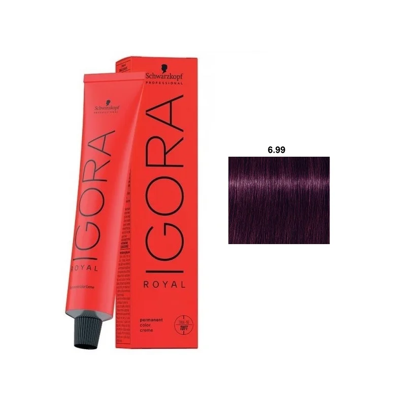 Igora royal / schwarzkopf dye - 6.99 intense violet dark blonde