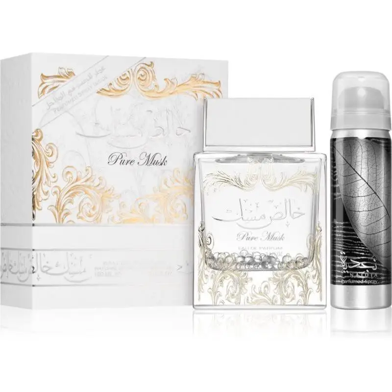 Lattafa Pure Musk Eau de parfum Unisex 100 Ml + Desodorante