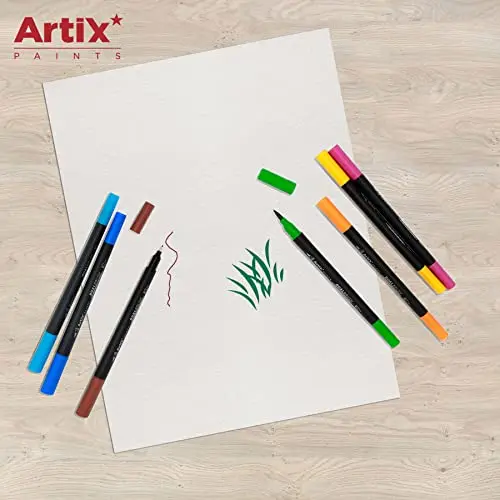 C.A - ARTIX Lettering Brush Pens, 12-96 assorted colors