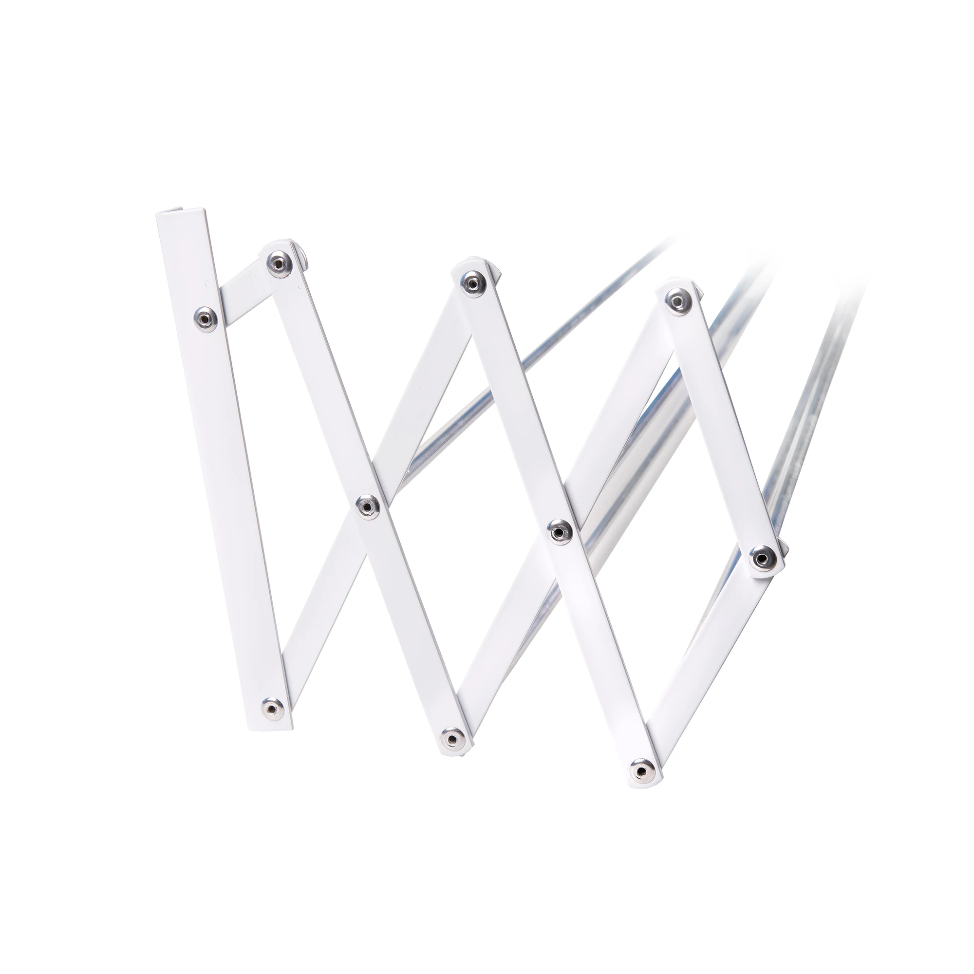 Cofan Tendedero extensible de Pared en aluminio pulido 100 cm | Con 5 varillas y un área de tendido de 5 m | Tornillos y tacos de fijación incluidos | Resistente a la corrosión