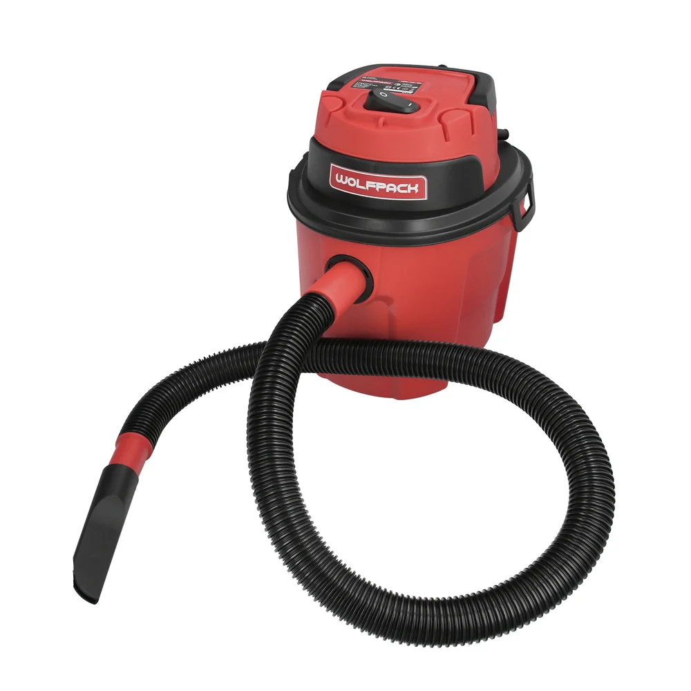 WOLFPACK LINEA PROFESIONAL Aspirador Soplador Plástico Agua Y Polvo 10 litros / 1000 Watt.