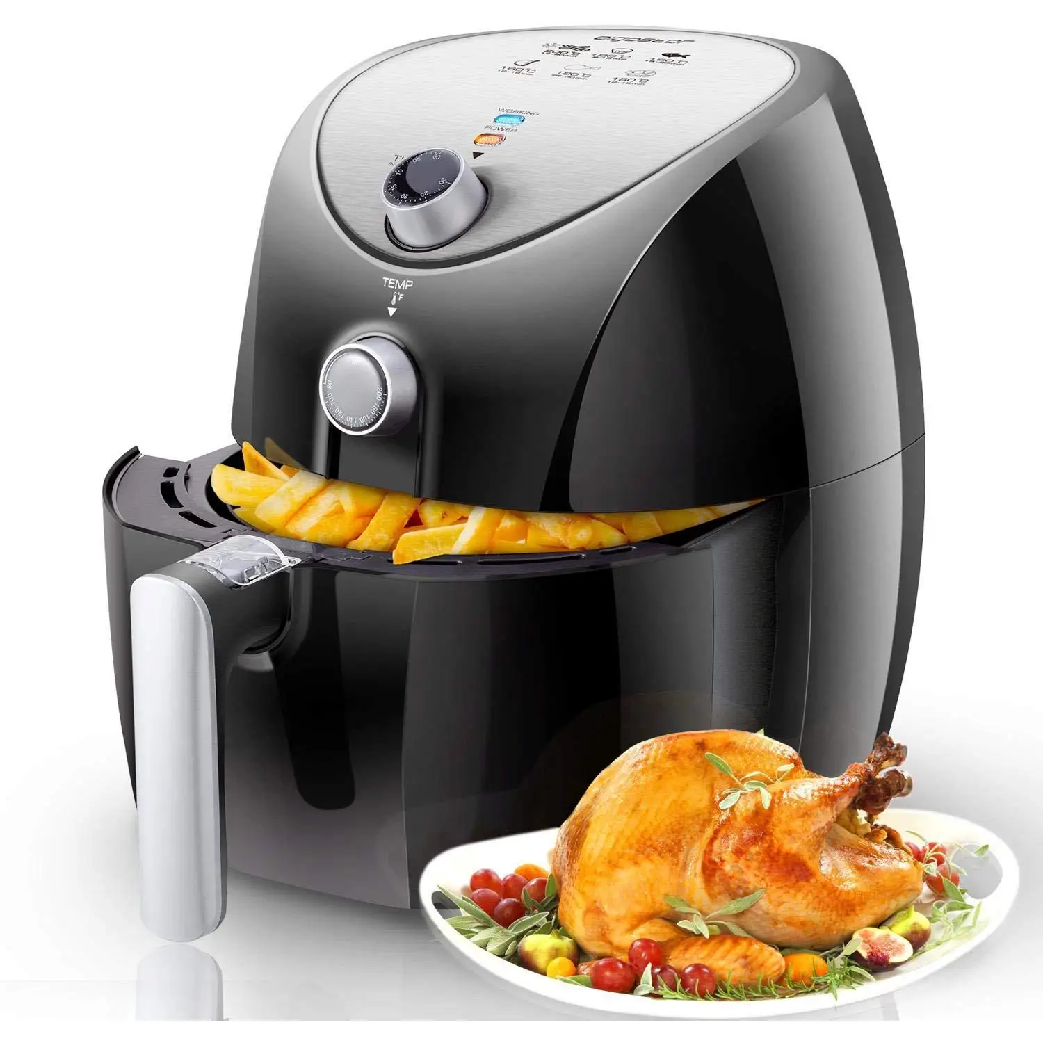 Oil Free Air Fryer 3,2 L 1400W BPA free