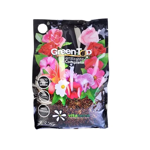 VITATERRA GREENTOP Abono Microgranulado, 2,5 kg