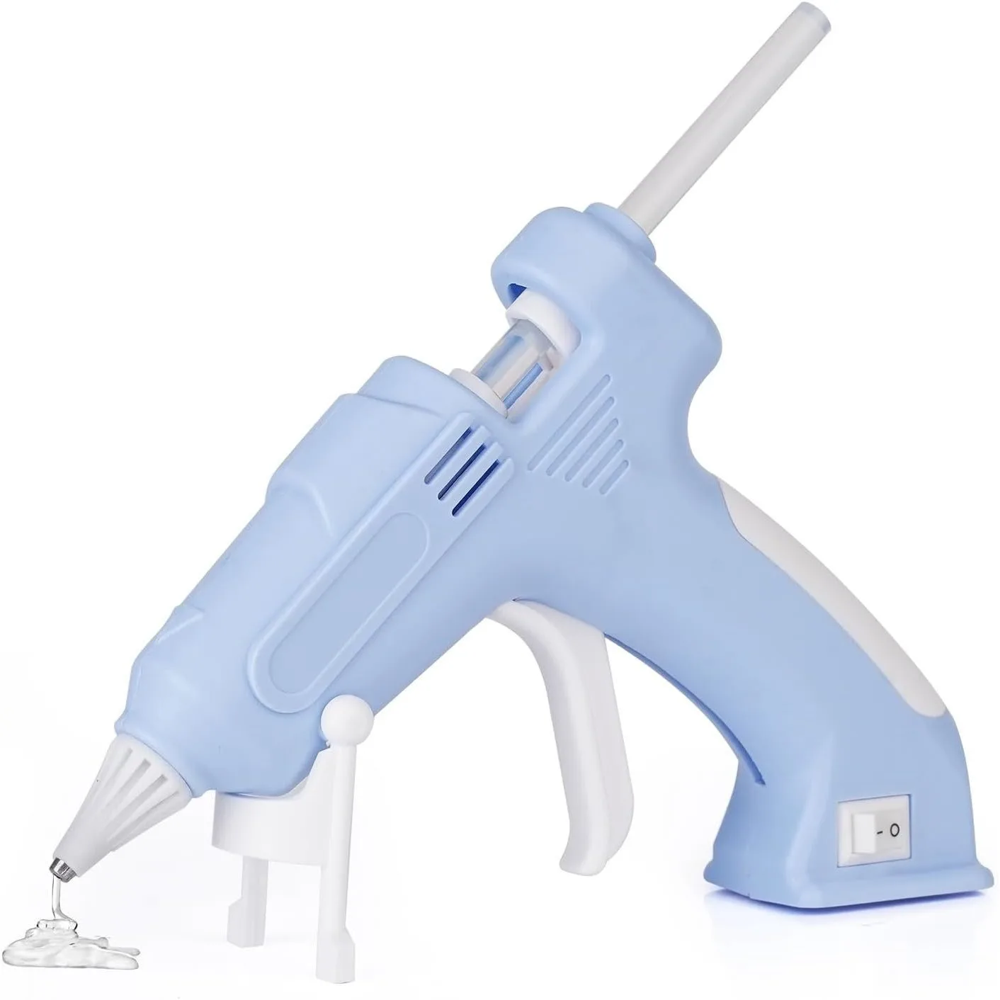 Pistola de Pegamento Caliente a Batería, Pistola de Silicona Inalámbrica, con 25 Barras de Pegamento, Cable Tipo C, para DIY, Reparaciones, Decoraciones, etc. Don Feliz