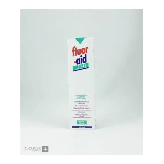 Dentaid FLUOR AID 250 Pasta Dental 100 Ml - Previene Caries - Niños y Adultos