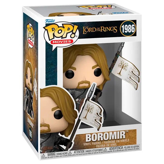 Funko Pop El Señor de los Anillos Boromir 1986 Figura Coleccionable