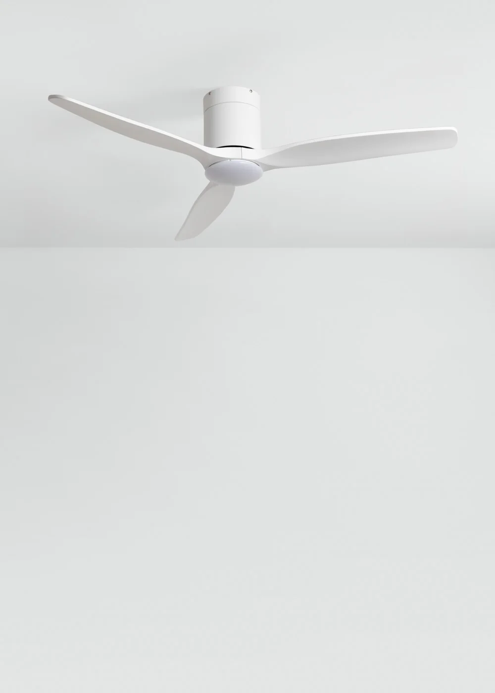 Create - 40w silent ceiling fan ø132 cm 100% wood, with light - wind calm slim light