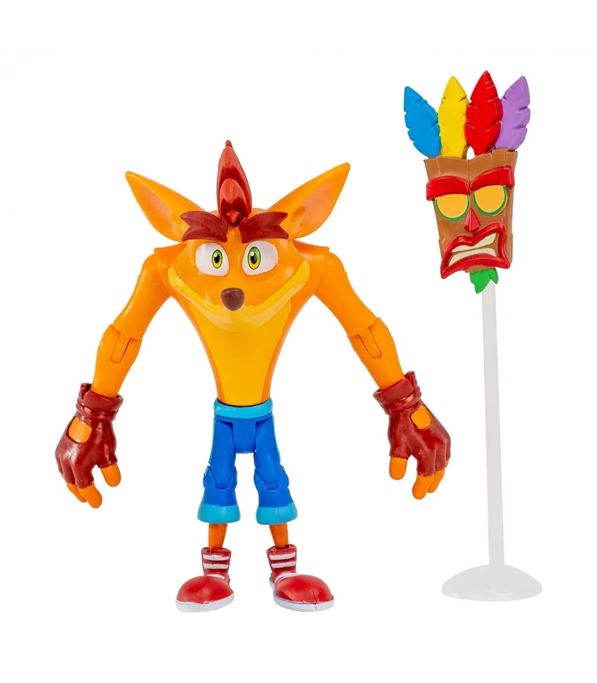 Bizak- Crash Bandicoot 12cm. Assortment/Random model (one unit) Multicolor (BIZ63241520)