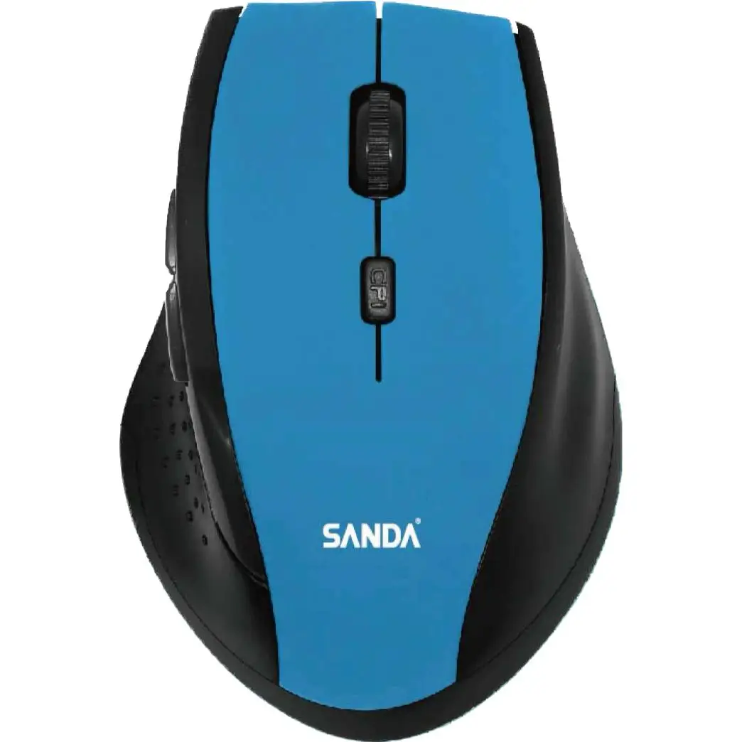 Ratón óptico ergonómico MEJORADA inalámbrico 2.4GHZ USB 3.0/2.0/1.1 universal alta velocidad para Ordenador PC/Portatil,uso en oficina o hogar,1200DPI mejor calidad,4 colores para elegir NEGRO ROJO AZUL BLANCO
