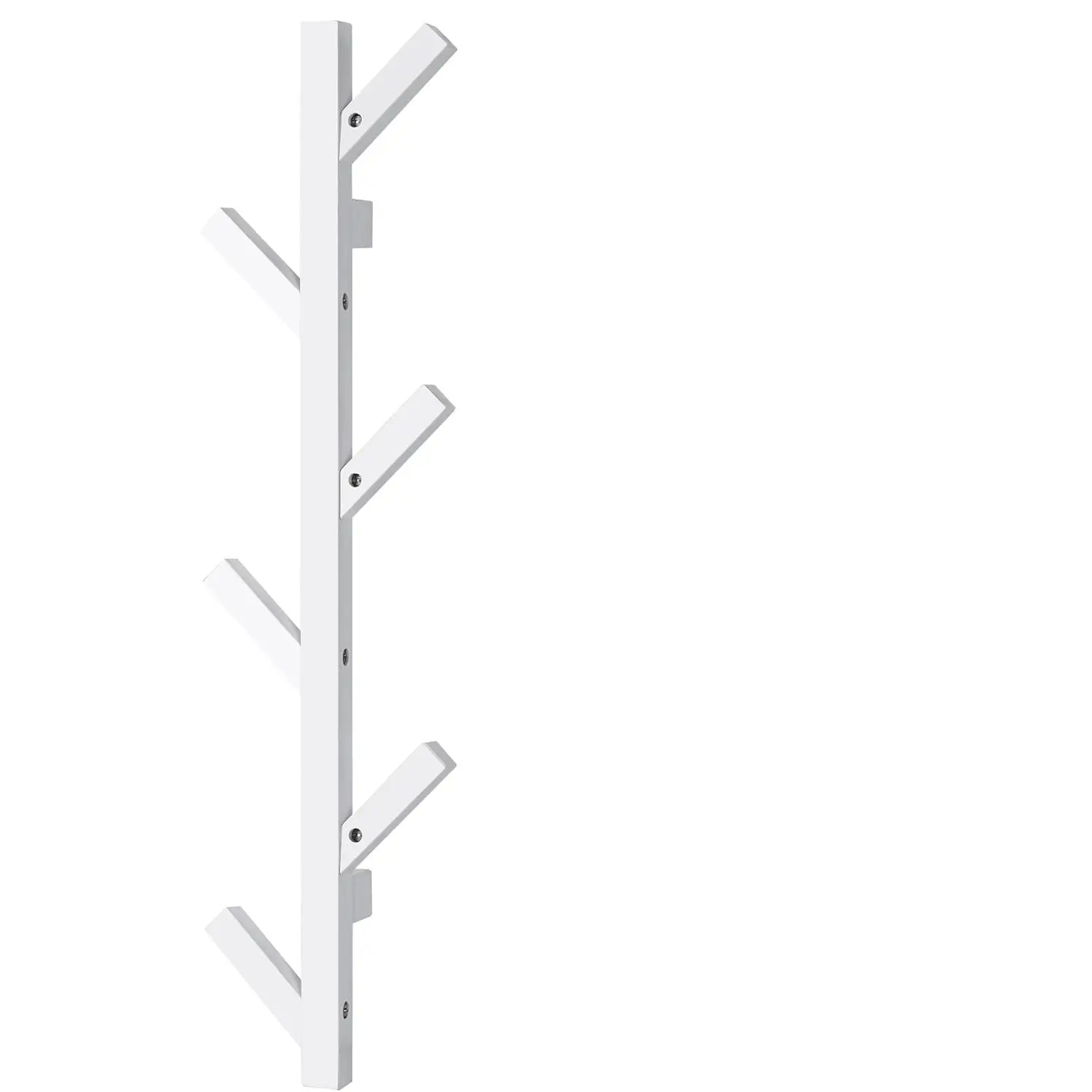 T-LoVendo - Perchero de pared madera maciza de haya vertical 6 Ganchos. Moderno. Ideal recibidor, entrada, salón, dormitorio. Diseño moderno