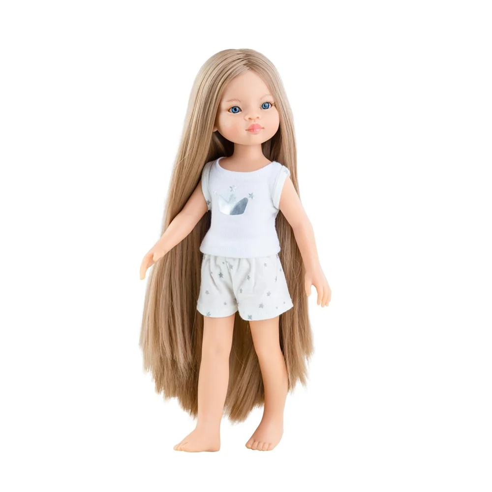 Manica doll white pajamas 32 cm (paola reina 13208)