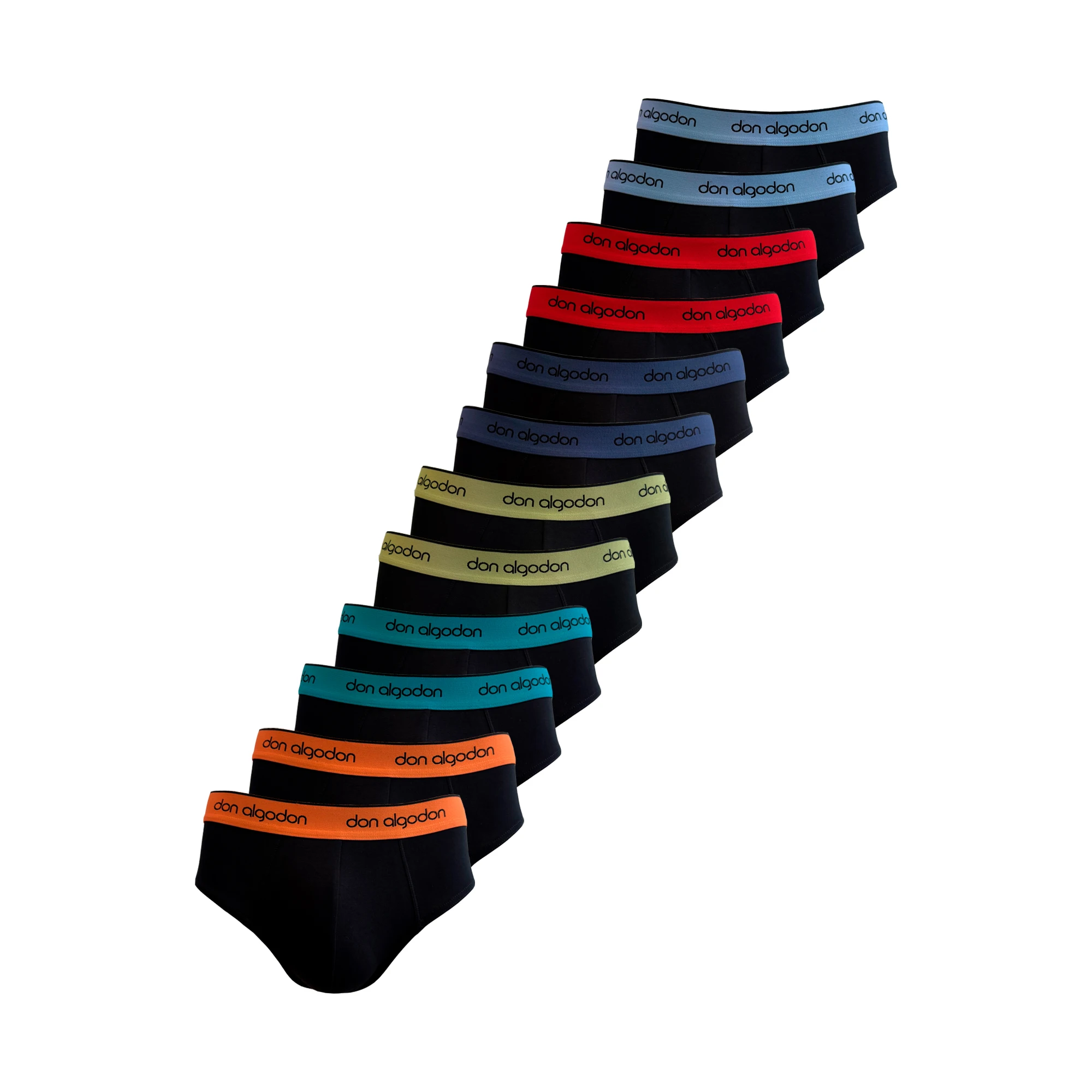 DON ALGODON – Pack 12 Slips Hombre Calidad y suavidad excepcionales  2 unidades de calzoncillos por