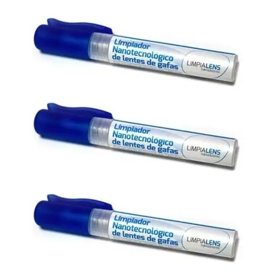 Limpialens, limpiador nanotecnologico para gafas, pantallas tactiles, moviles, etc. 3 unidades