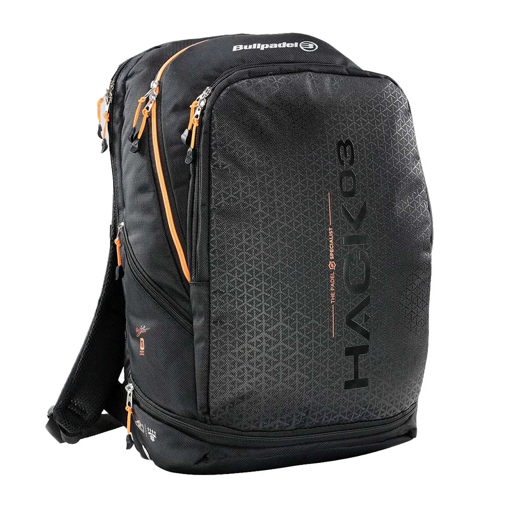 MOCHILA BULLPADEL BPM-24001 HACK Negra 2024 PAQUITO NAVARRO