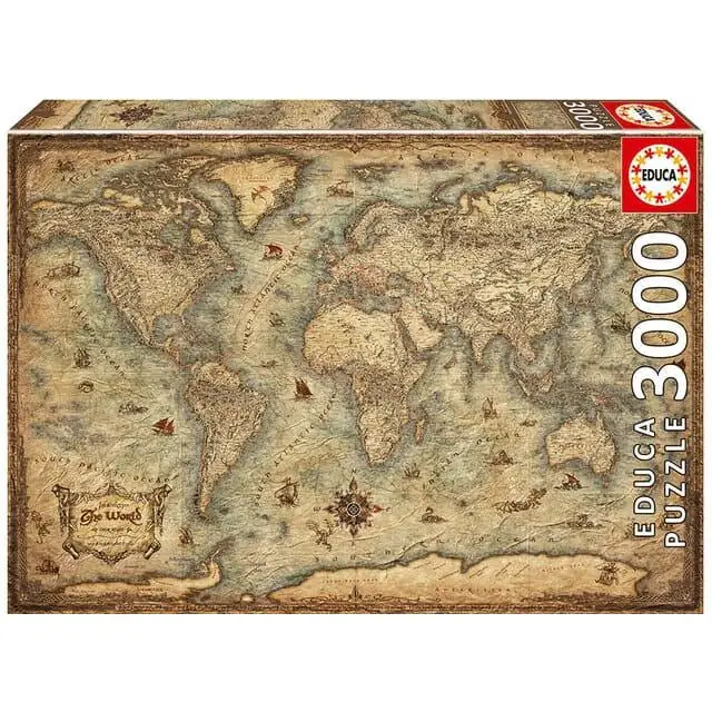 Educa Borras ++ Puzzle 3000 Mapamundi (19567)