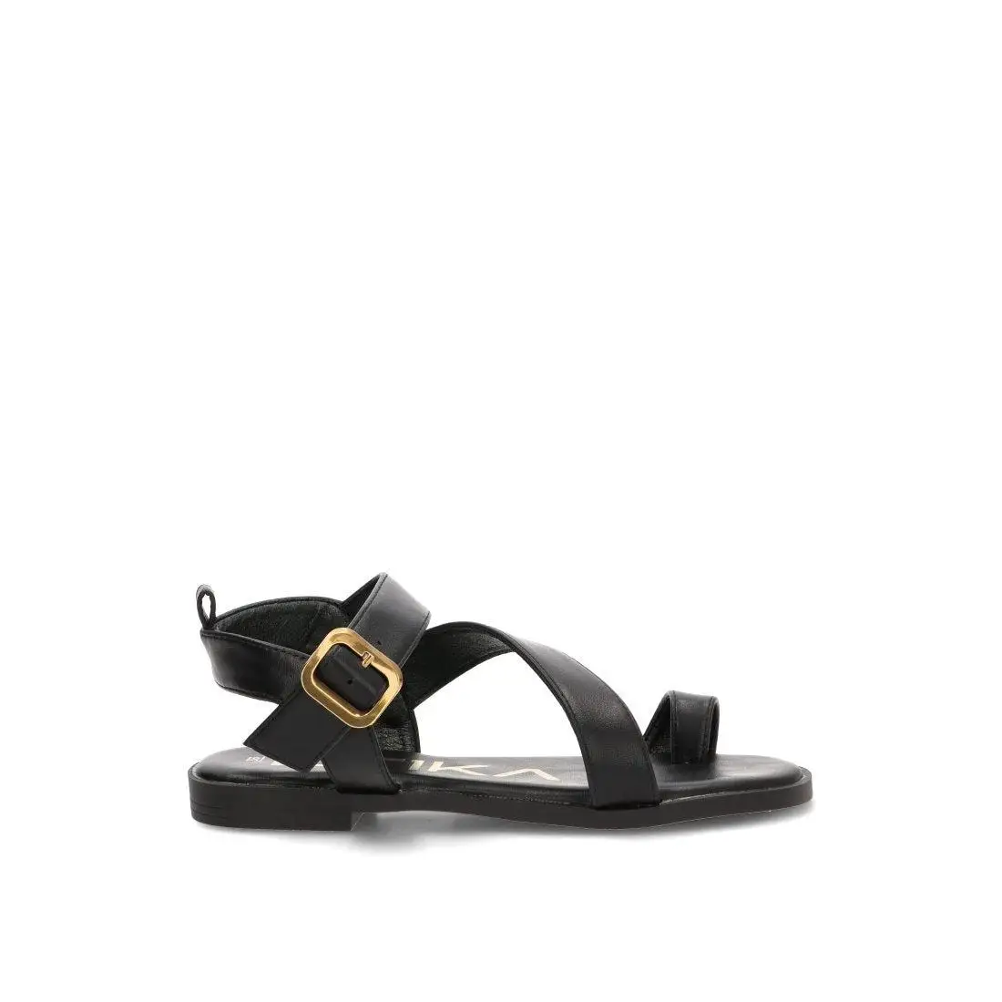 SANDALIA NEGRA DIVAMA 10142, ETIKA MUJER, NEGRO