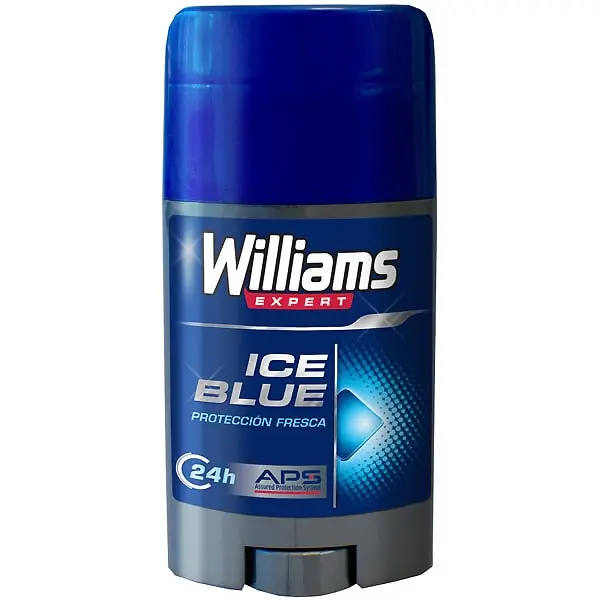 WILLIAMS | Desodorante Stick Ice Blue 75 ml | Frescor Duradero y Protección Masculina 75ml