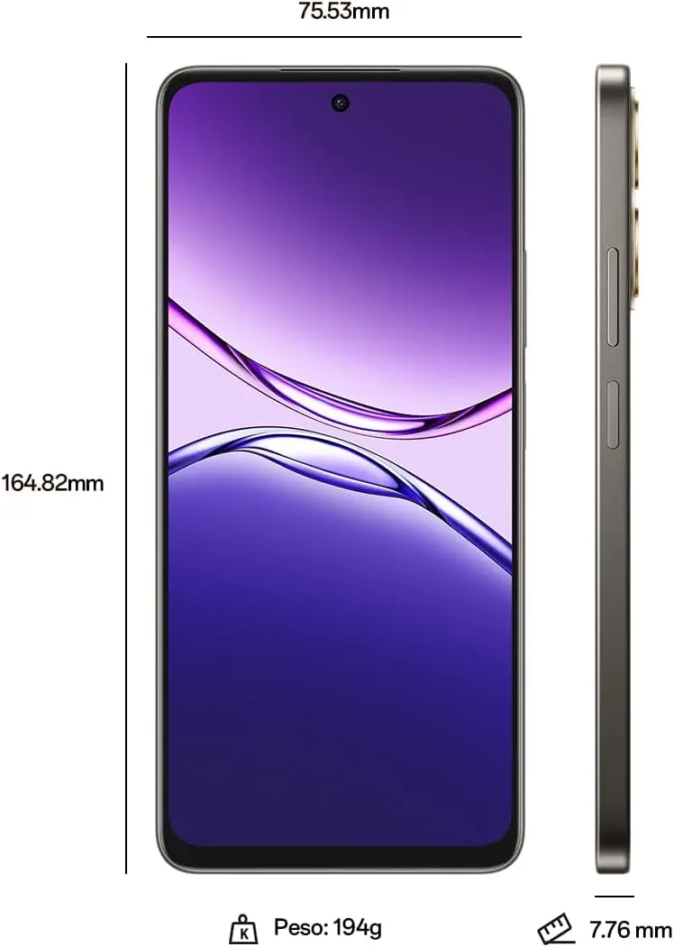 Oppo a5 pro 4g - unlocked smartphone with ai, 8gb ram + 256gb, 6.67"" 90hz screen, 50mp camera, 5800 battery, 45w fast charging, spanish version, case included