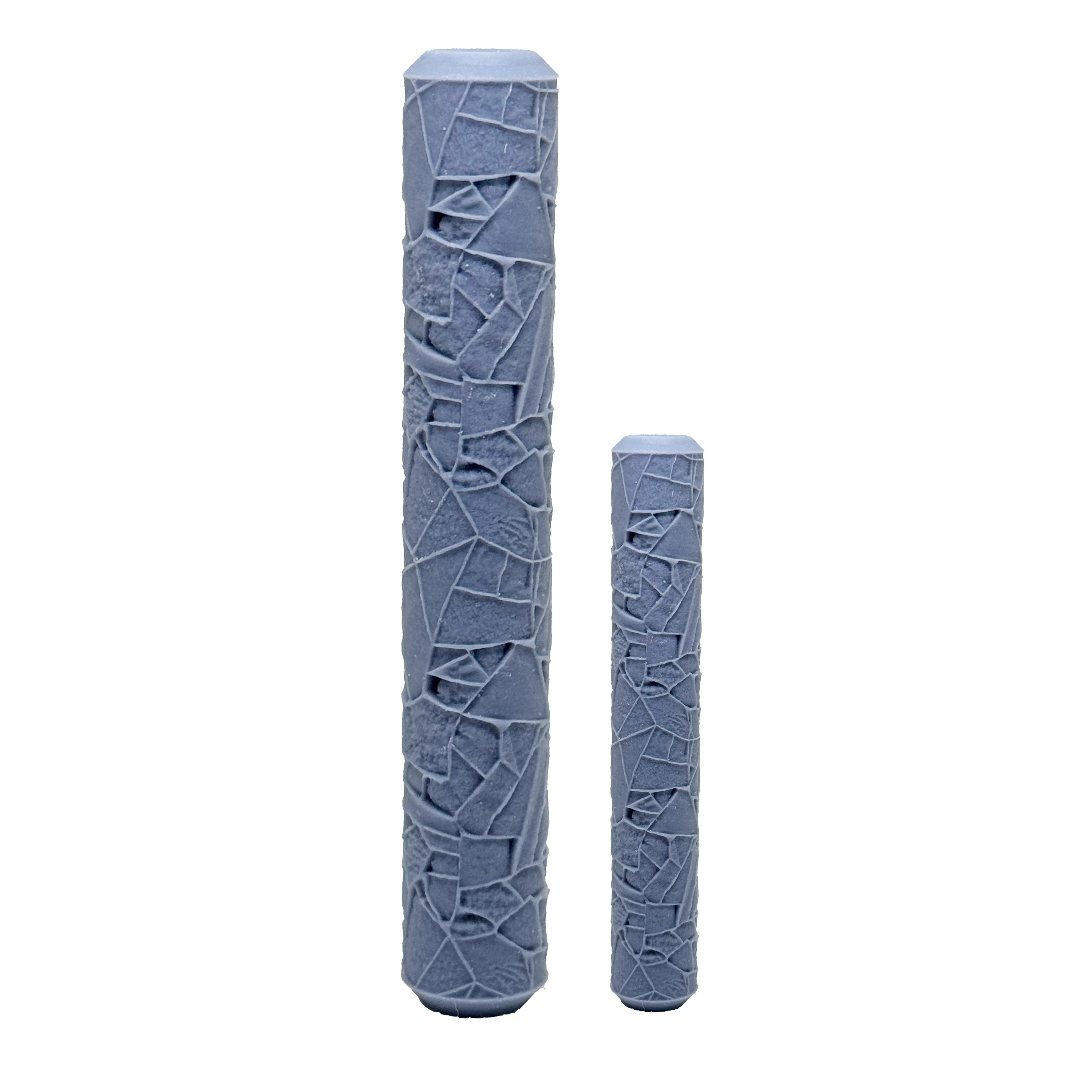 2 rodillos textura camino placas de piedra para arcilla polimérica, herramientas para manualidades y modelado DIY, REDPALACE Crafts, acabado detallado y fácil aplicación