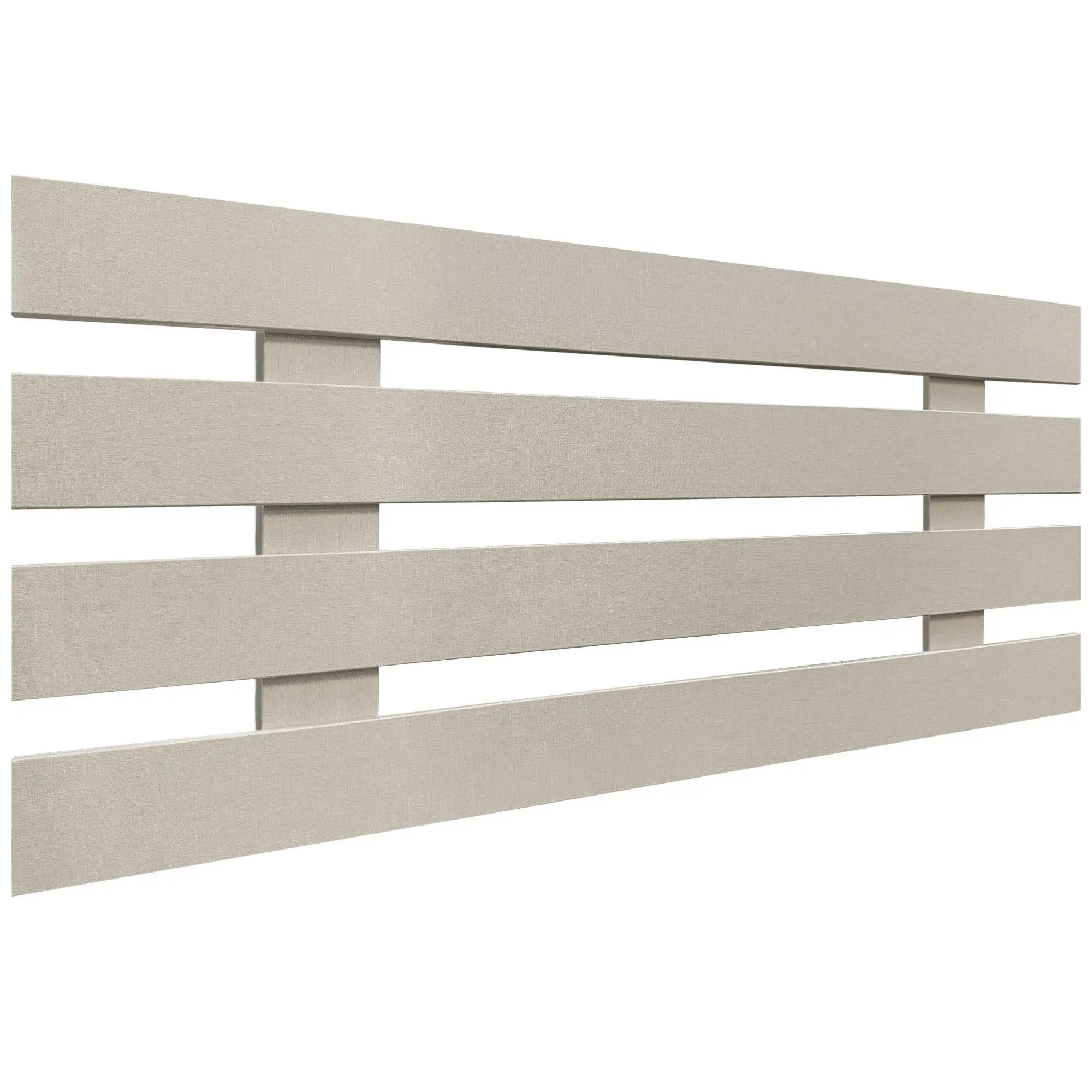 DHOME Cabecero de Madera Horizontal 4 DM Reciclado Estilo Palet