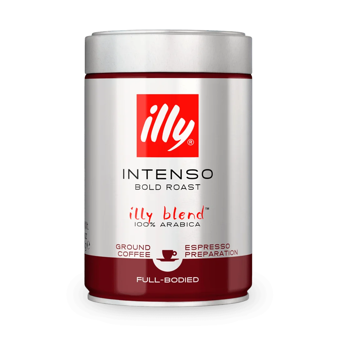 Illy 6 pack intensely roasted ground coffee 250 grs - qumir