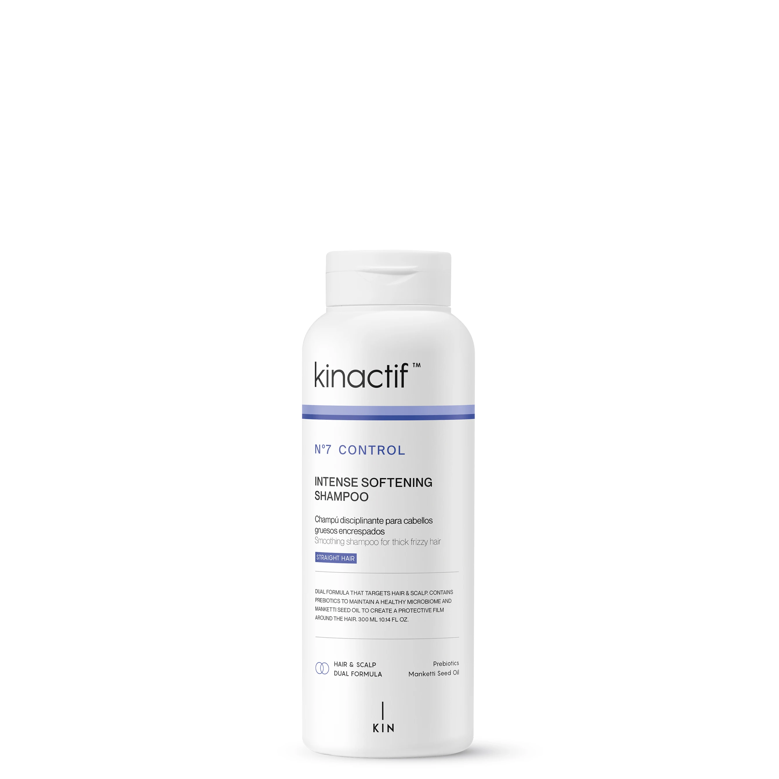 KIN COSMETICS KINACTIF  Nº 7 CONTROL  INTENSE SOFTENING SHAMPOO · 300 ML