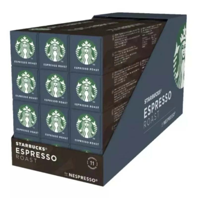 Nestlé Café Espresso Starbucks Intensidad 11 120 Cápsulas Nespresso