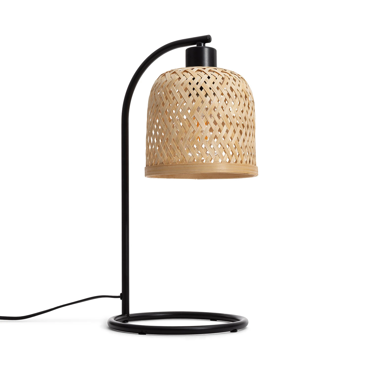 Ledkia Lámpara de Mesa Bambú Adola Natural