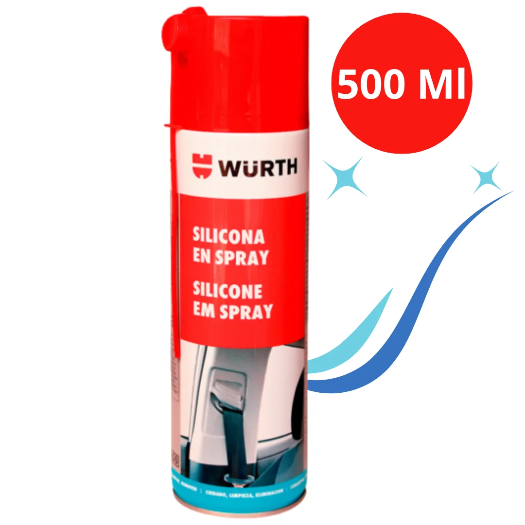 Silicona en Spray WURTH 500 Ml - Protección de Materiales y Aislante Eléctrico