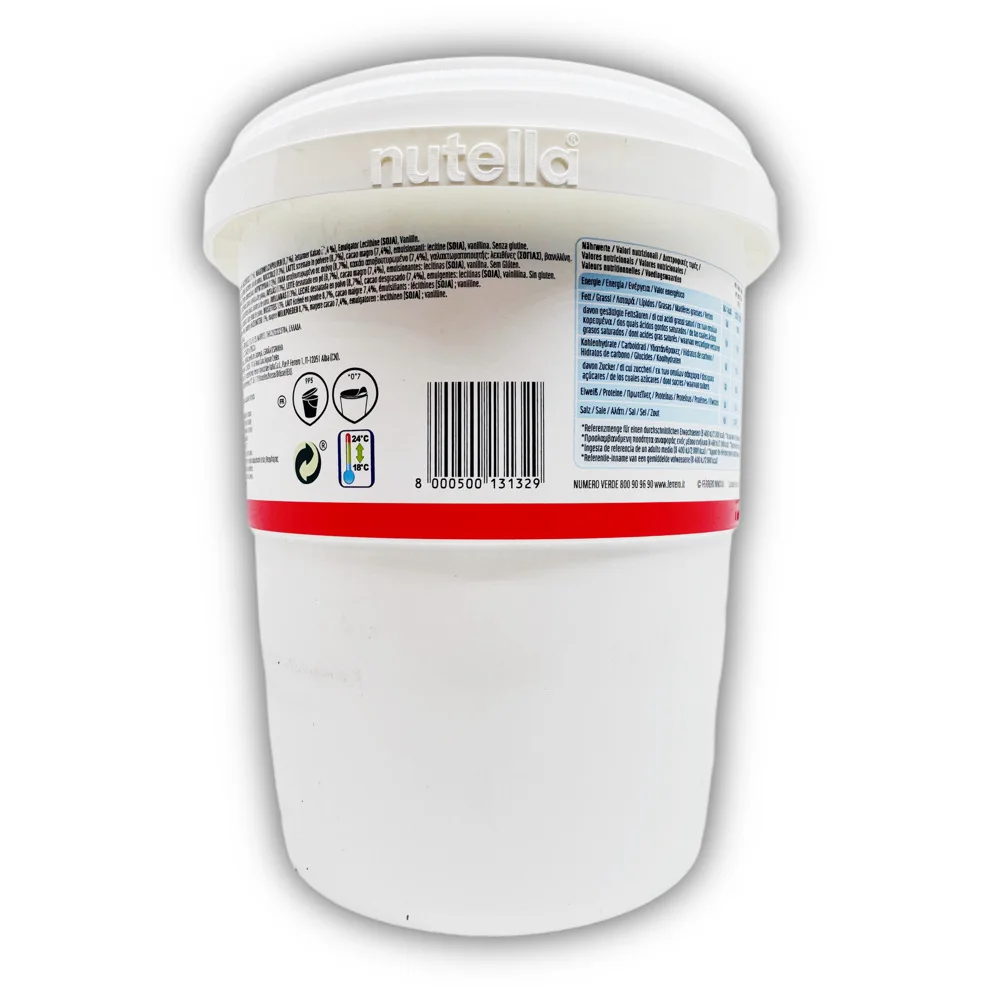 Nutella large format jar 3 kilos