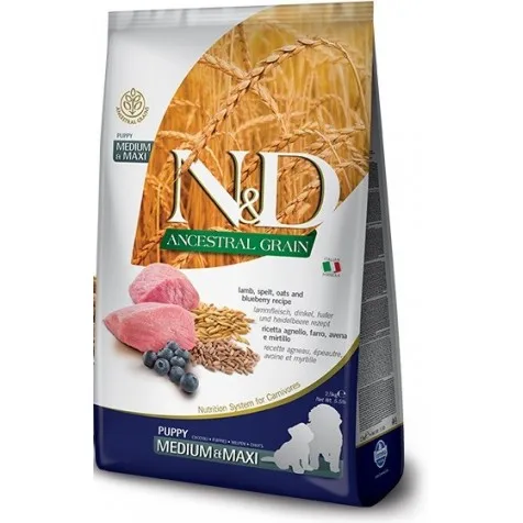 Farmina Nd Ancestral Grain Puppy Medium / Maxi Cordero 12 Kg