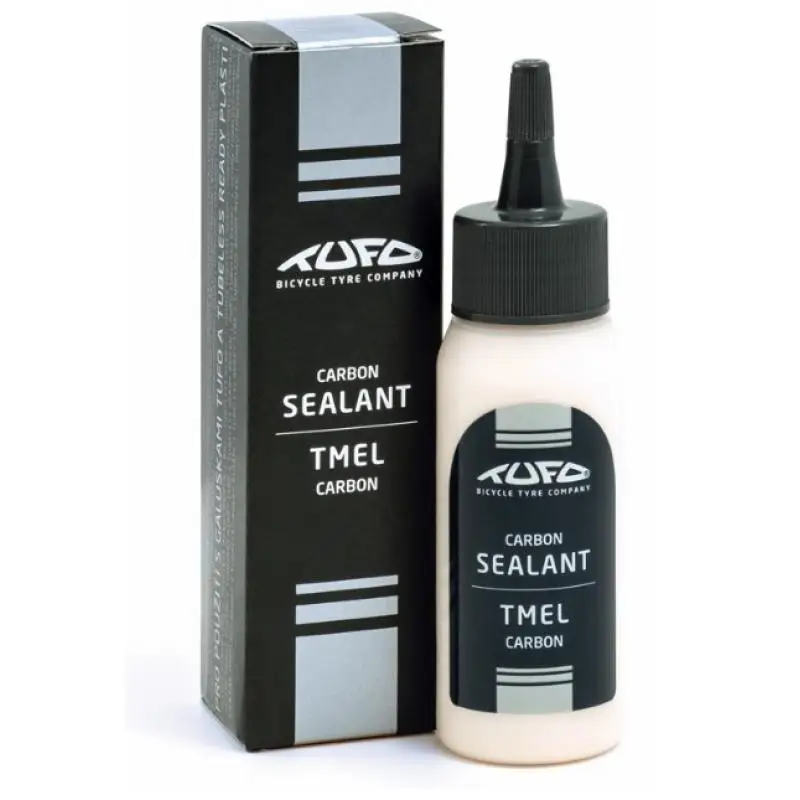 TUFO | Antipinchazos Reparador Carbón 50ml - Nuevo producto altamente efectivo para la reparación instantánea de pinchazos de todos los tubulares TUFO y neumáticos listos para usar sin cámara