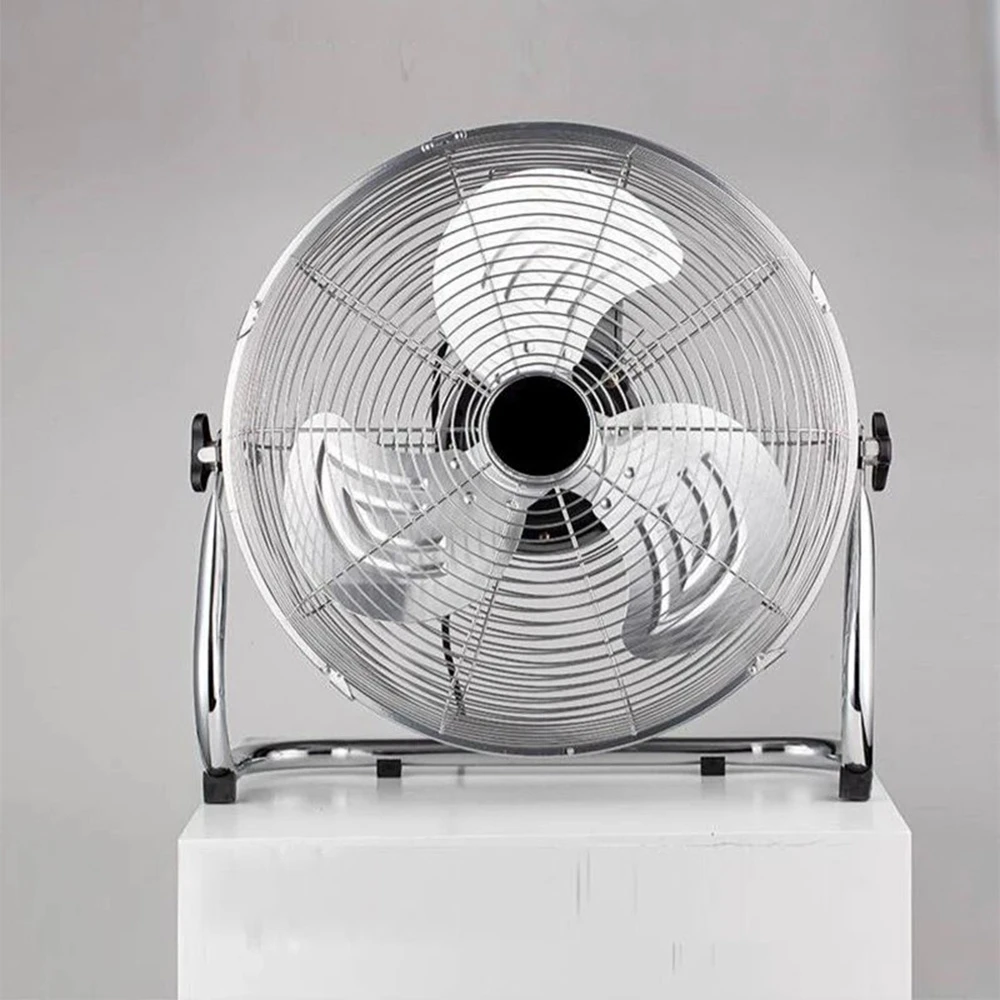 PLUSHOME Ventiladores de Pie Altura Ajustable,Ventilador de suelo,Ventilador Sobremesa,Circulador de aire,Ventilador industrial Metaric.De 25W hasta 120W.Ventilador giratorio 360 grados.