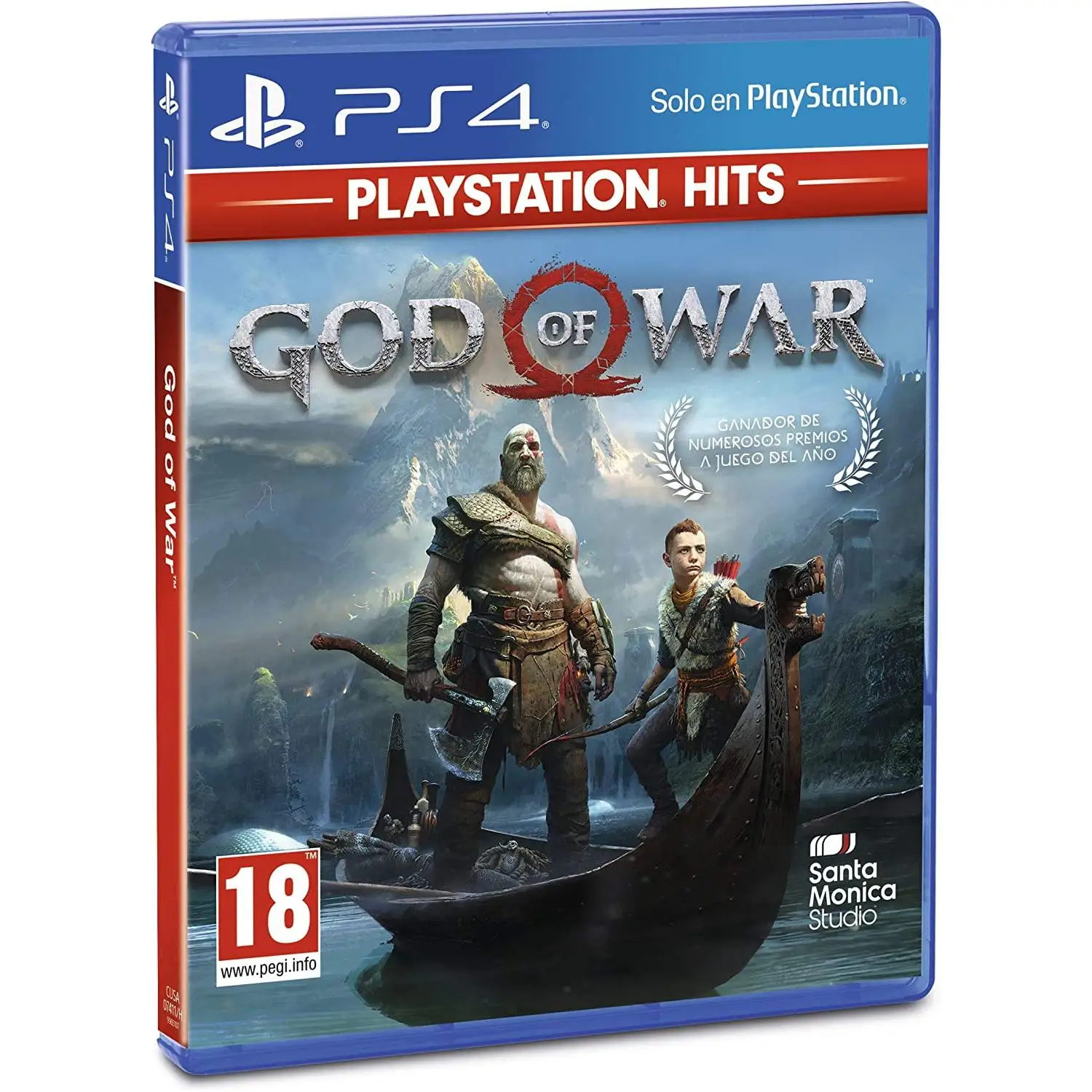 God of War PS Hits - PlayStation4, New sealed PAL Spain edition, Action genre, perfect for PS4 players, featuring exclusive PS Hits content, ideal for fans and collectors of video games.