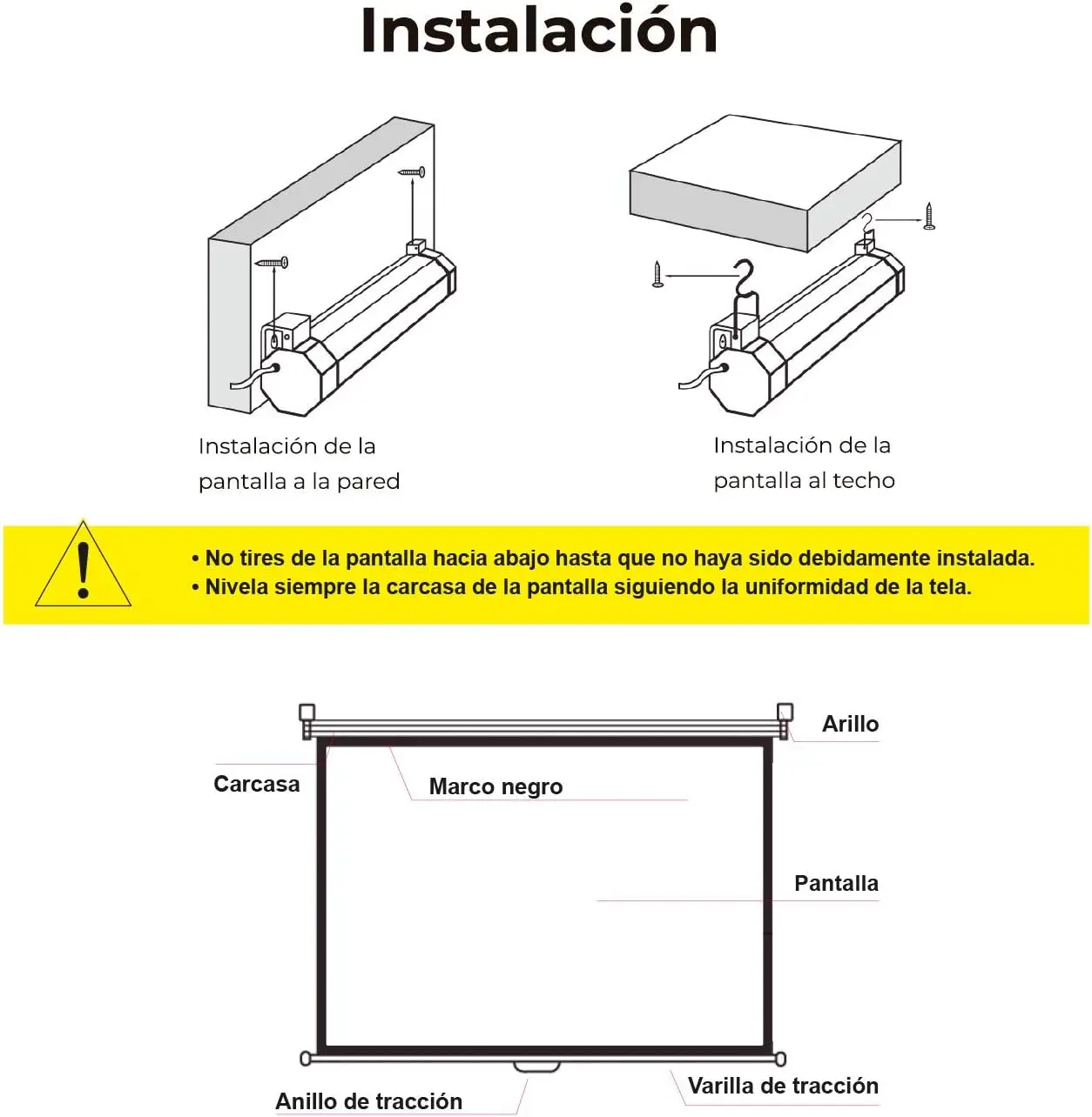 PHOENIX PH200 112 folding projector screen