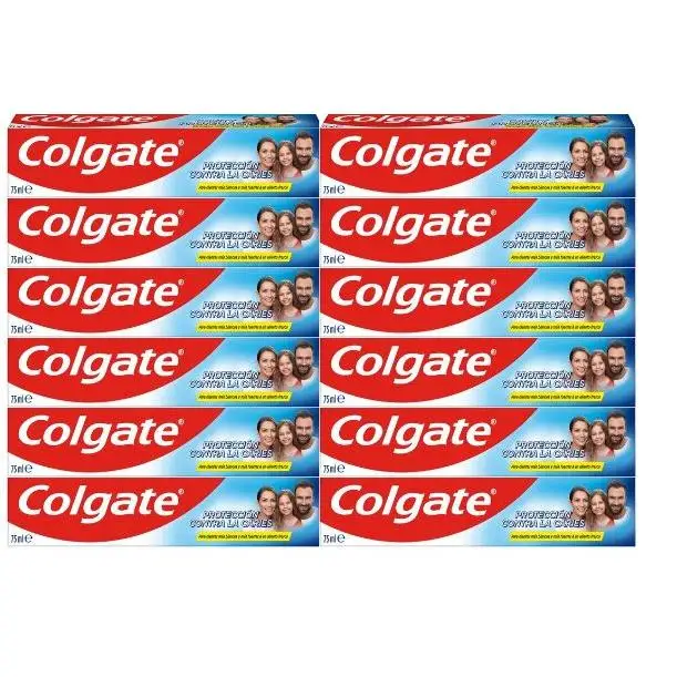 Pack 12 Colgate Anticaries 75ml cada uno 🦷