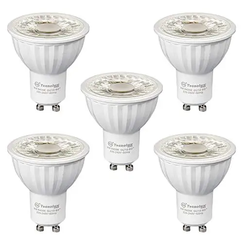 Bombilla LED GU10 9W 700 lúmenes 6400K luz fria (5-Unidades)