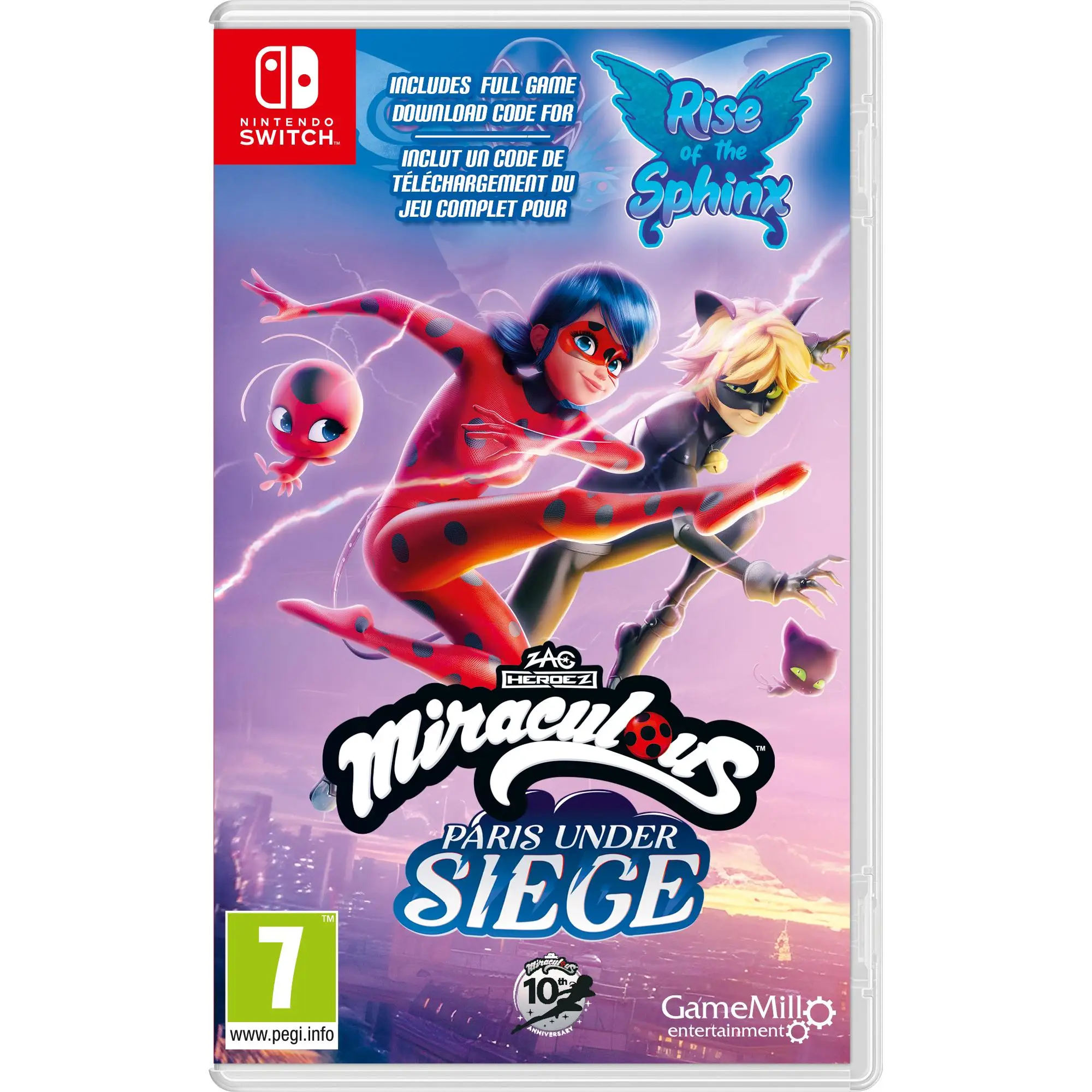Miraculous 2 Pack - Switch - Nuevo Precintado - PAL España - Meridiem