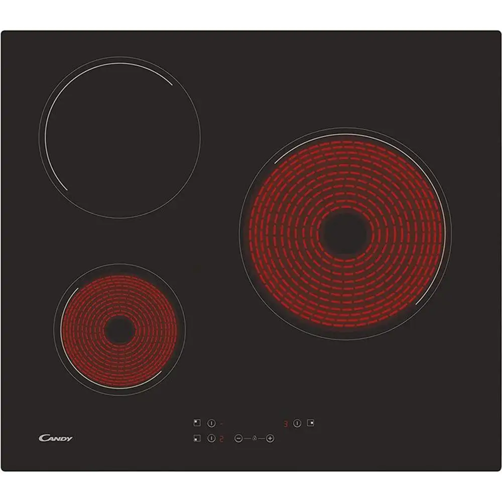 VITROCERAMICA INDEPENDIENTE RADIANTES CANDY CH63CC/4U2 3 ZONAS COCCION ANCHO 60 CM