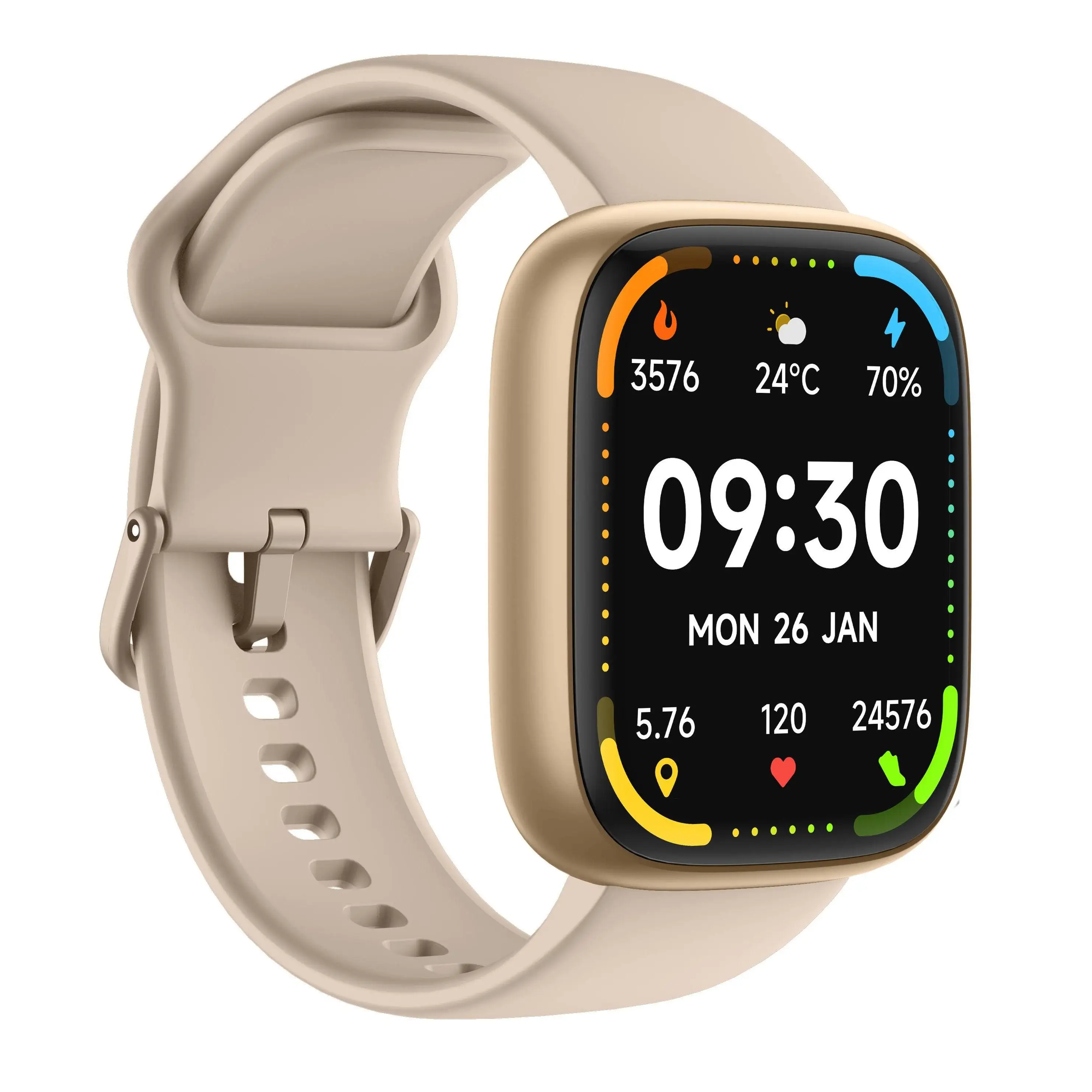 Reloj Inteligente 1.83" TFT-LCD IP68 | Llamadas Bluetooth, Asistente de Voz Alexa, 100 Modos Deportivos, Monitoreo de Ritmo Cardíaco, Presión, SpO₂, Sueño y Ciclo Femenino, Diales Personalizables,
