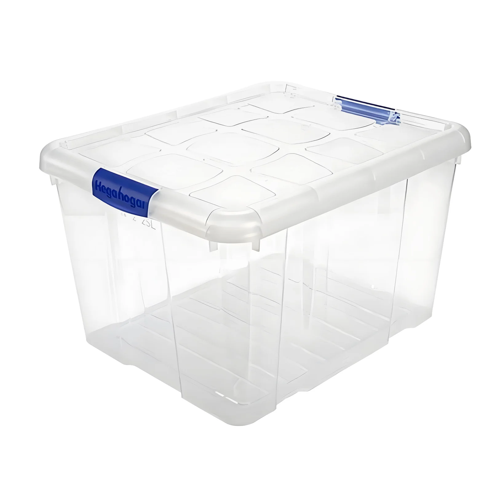 DECODEKO-Caja de Almacenamiento Multiuso Plástico, Organizador Economico, Cierre de Presión y Ruedas, Contenedor para Almacenar