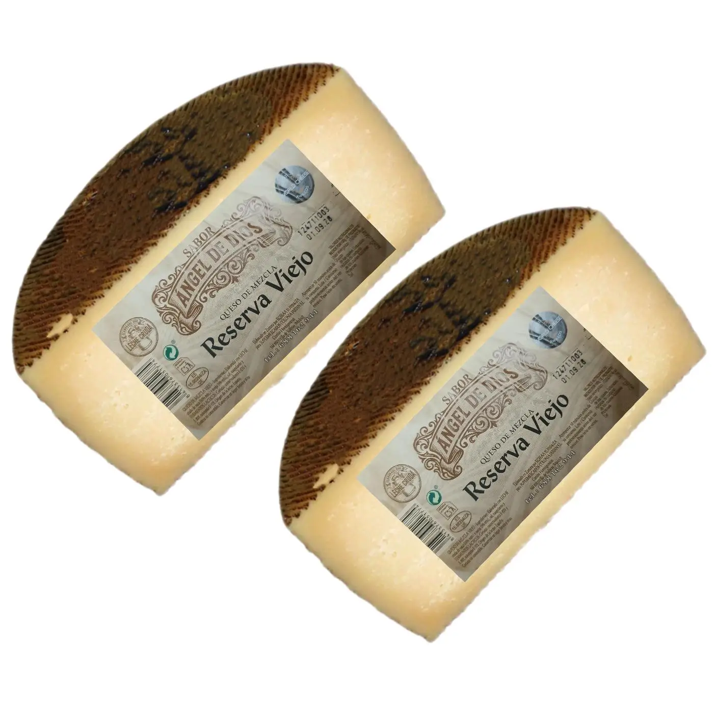 Queso de Mezcla Reserva Viejo 3,2kg Aprox. - CORTADO EN DOS MITADES - SABOR ANGEL DE DIOS