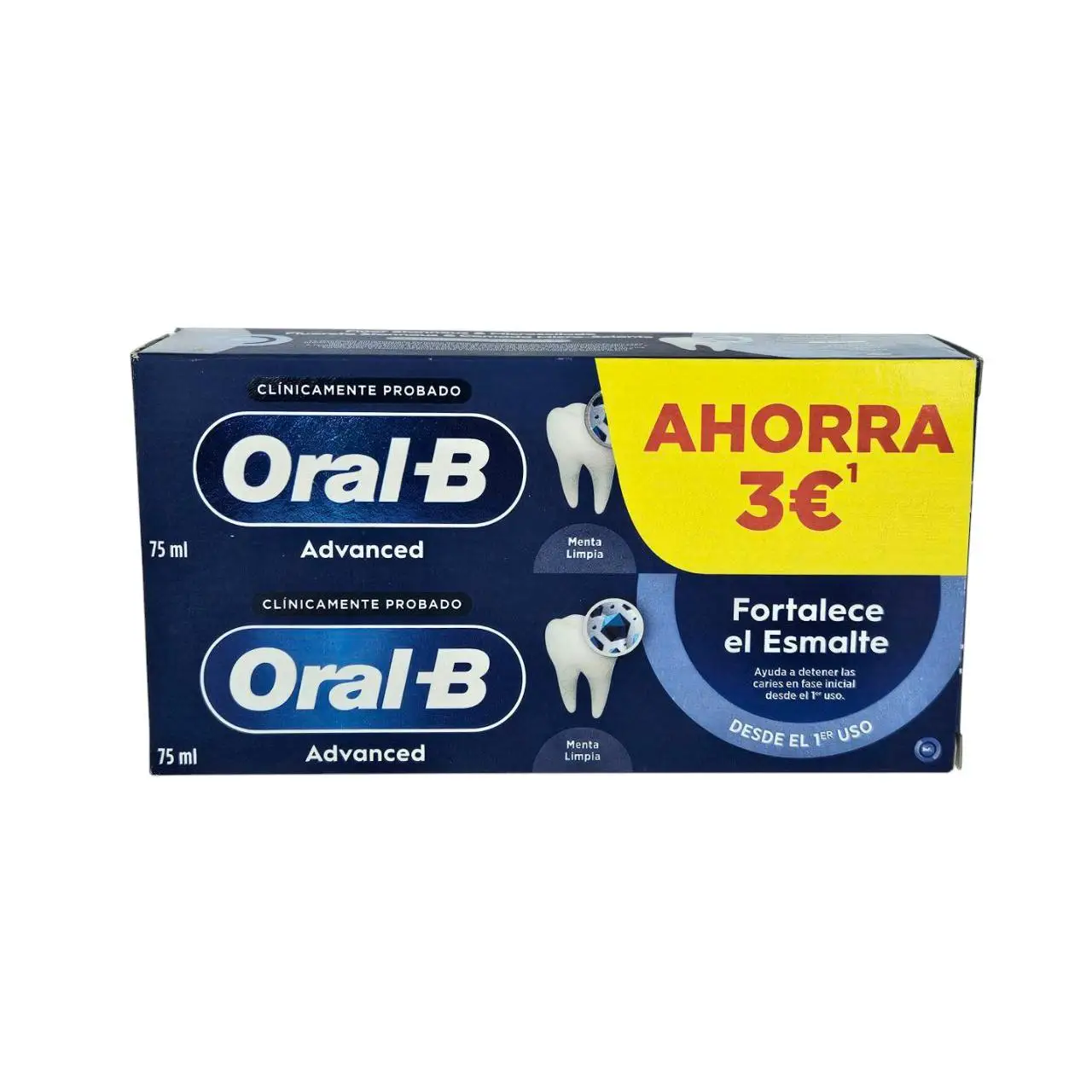Oral-b Advanced Fortalece Esmalte 2x75ml Promo