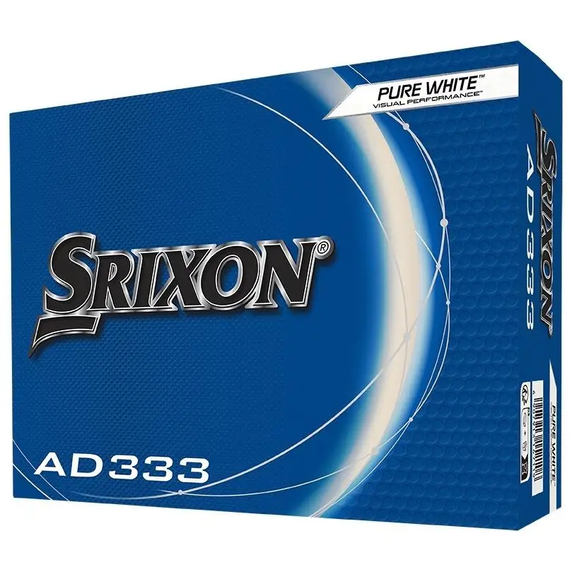 Srixon 12 white golf balls ad333 high range two-layer ball