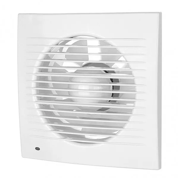 Extractor baño soleas 15w 21x21x8 cm cuadrado blanco para tubos de 15cm