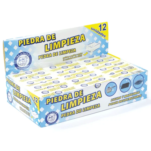 Piedra de limpieza sartenes y planchas Alanos Profesional. Caja 12 uds