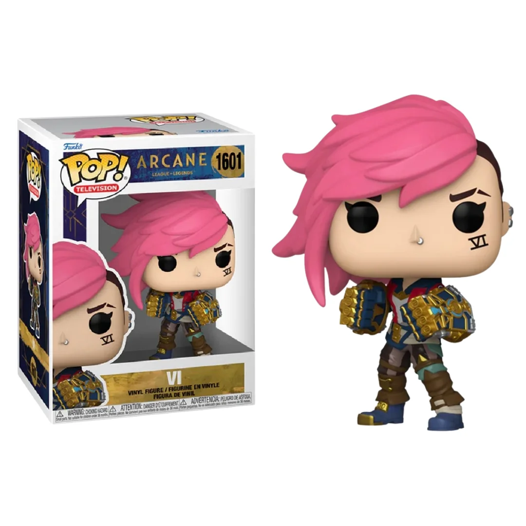 FUNKO POP! ARCANE – VI, 75652, Nº1601, TIENDA CON LICENCIA OFICIAL, ENVIO EN 24-48 HORAS EN PENÍNSULA, FIGURA, CABEZÓN, VINILO, 100% ORIGINAL, MUÑECO, JUGUETES, ANIMACIÓN, ANIME