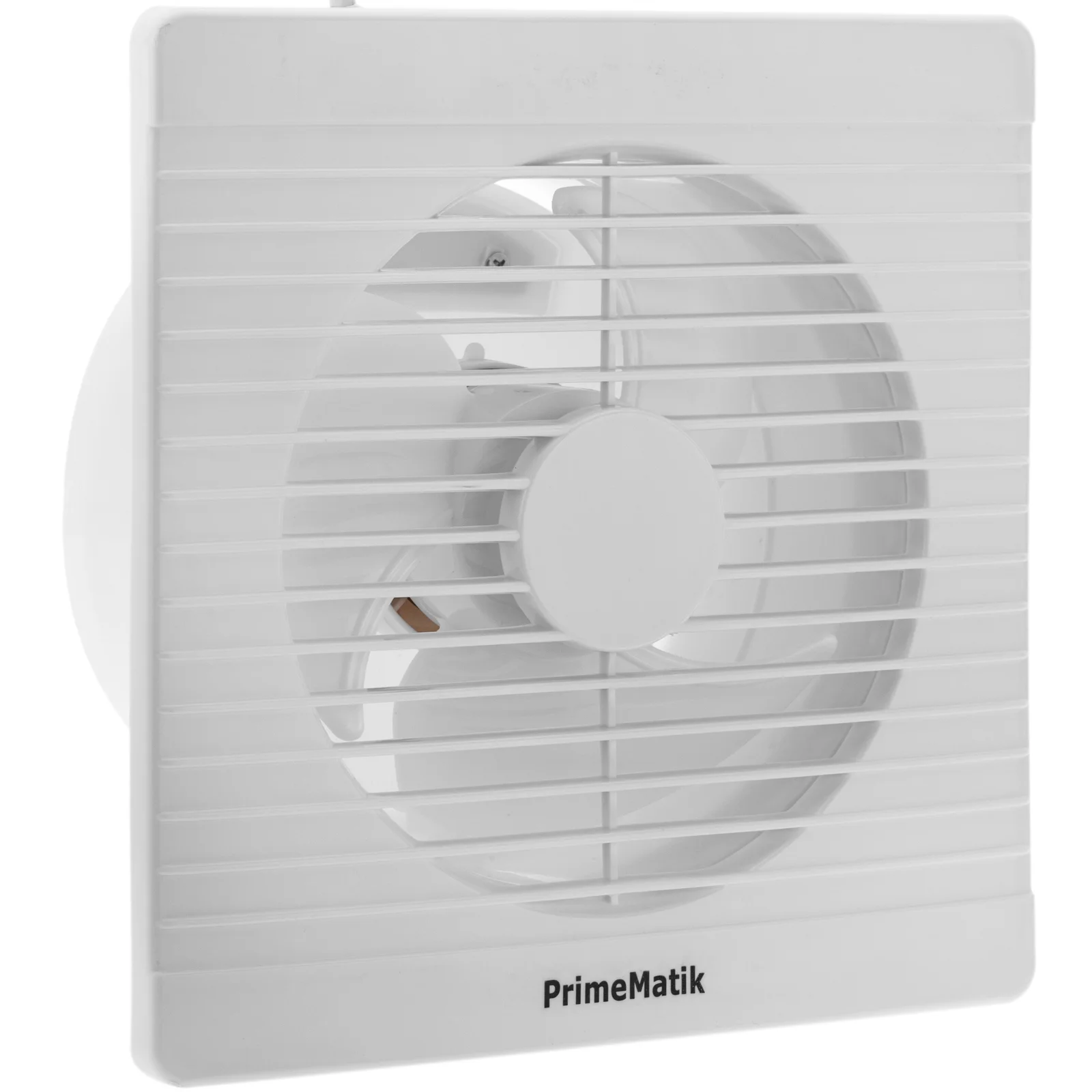 Recessed air Extractor with non-return valve for ventilation of closed rooms 175mm-primeatik