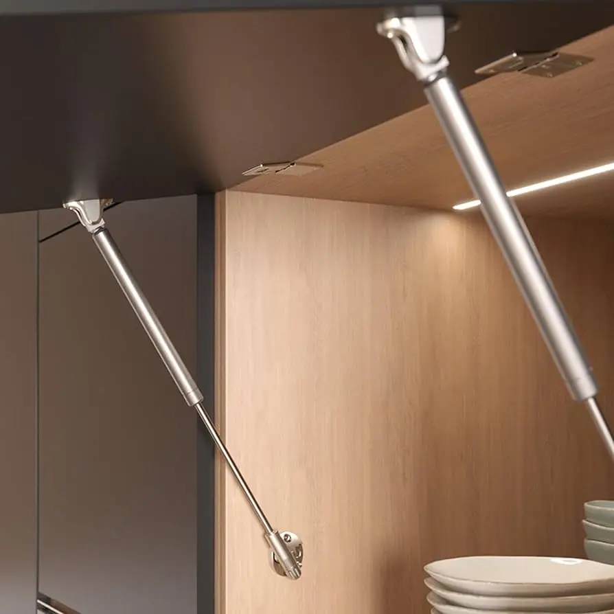 Pistón Ascendente Kraby Largo 164 80N con Regulación de Presión - Mecanismo de Apertura Suave para Muebles